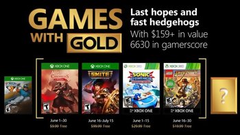 Games with Gold : Les jeux gratuits du mois de juin 2018